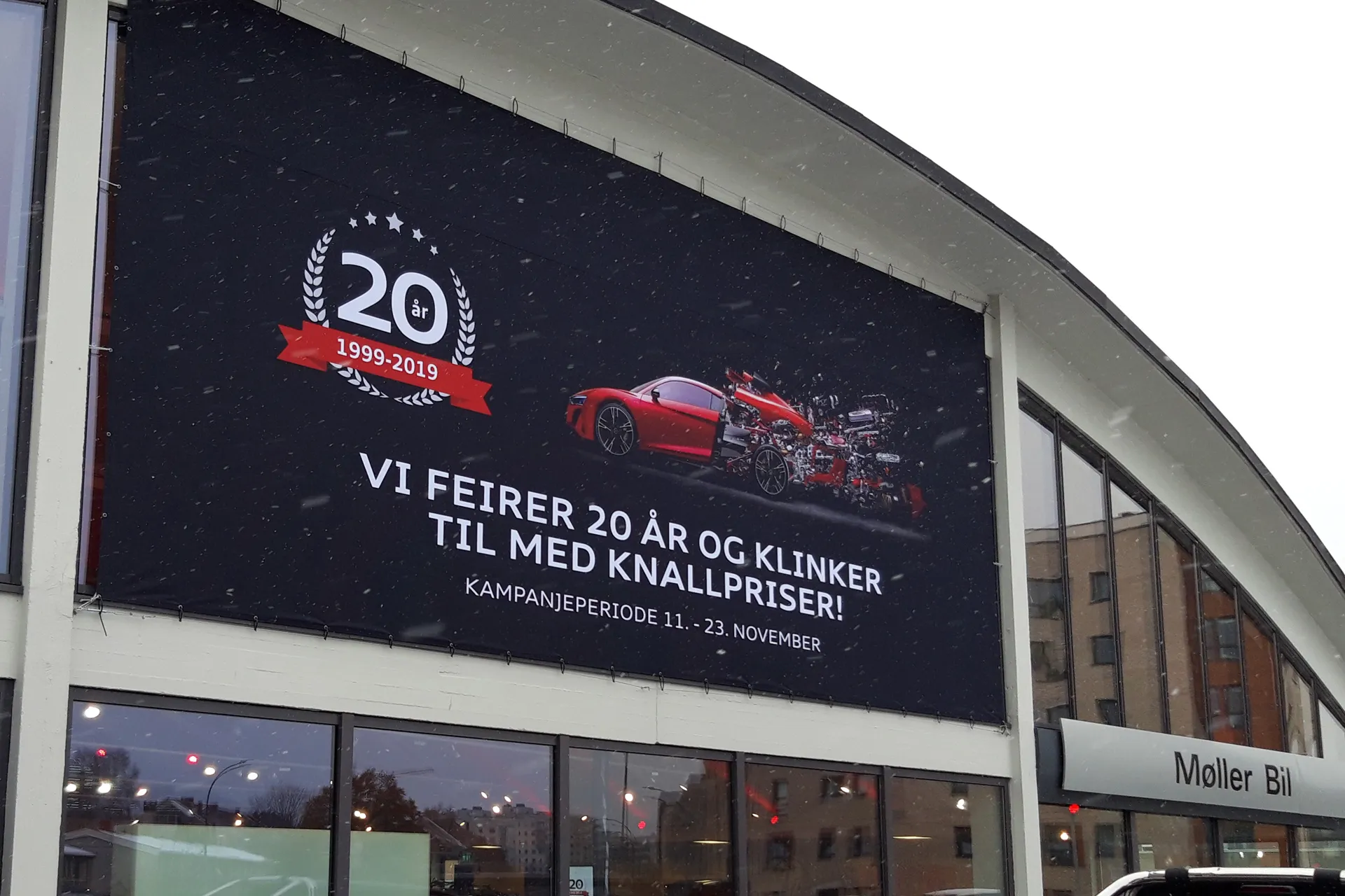 Seil og banner markedsprofilering - Senior Marketing Oslo